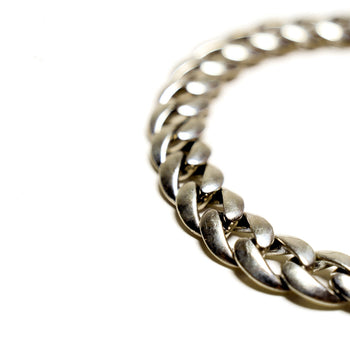 Cuban Bracelet in Sterling Silver - IVORY & EBONY