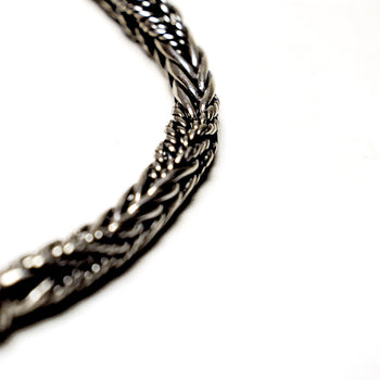 Wheat Chain Bracelet in Sterling Silver - IVORY & EBONY