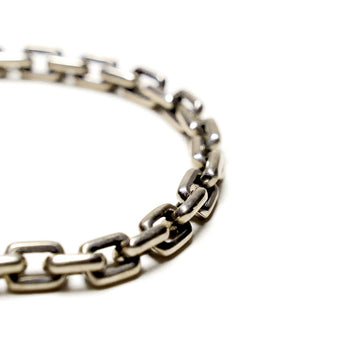 Square Cable Chain Bracelet in Sterling Silver - IVORY & EBONY