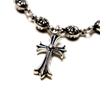 Cross Ball Bracelet in Sterling Silver - IVORY & EBONY