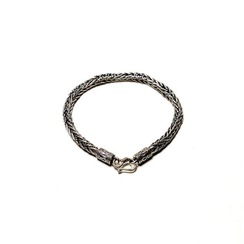 Wheat Chain Bracelet in Sterling Silver - IVORY & EBONY