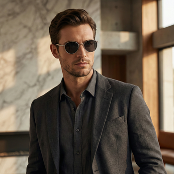 VALENCE METAL ROUND SUNGLASSES