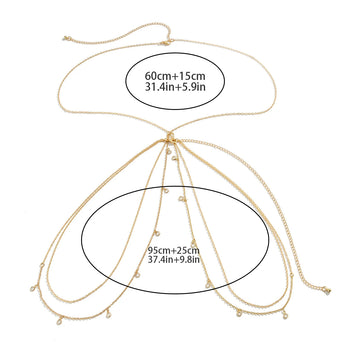 VALENTINA DRAPE BODY CHAIN