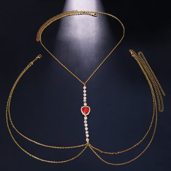 VALORA HEART HARNESS BODY CHAIN