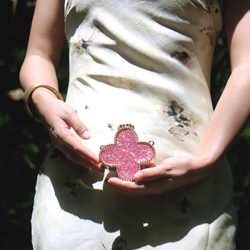 VAN CLEEF CLOVER COIN BAG