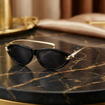 VELORA SLIM CAT-EYE SUNGLASSES