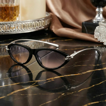 VELORA SLIM CAT-EYE SUNGLASSES