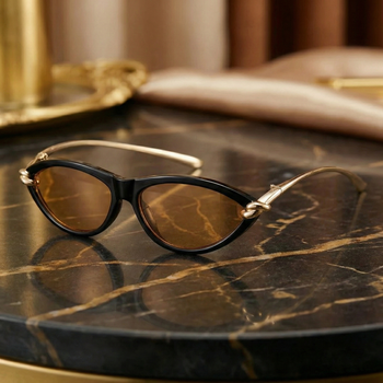 VELORA SLIM CAT-EYE SUNGLASSES