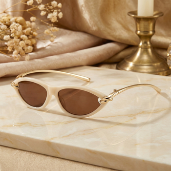 VELORA SLIM CAT-EYE SUNGLASSES