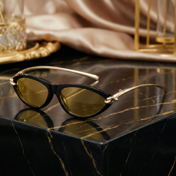 VELORA SLIM CAT-EYE SUNGLASSES