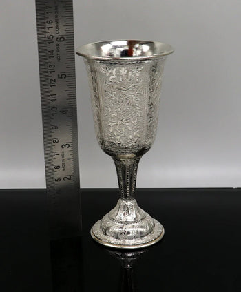 VINTAGE ORNATE VINE CHALICE IN STERLING SILVER