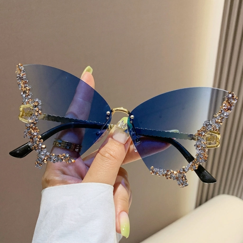 ZAPHIRA CRYSTAL SUNGLASSES