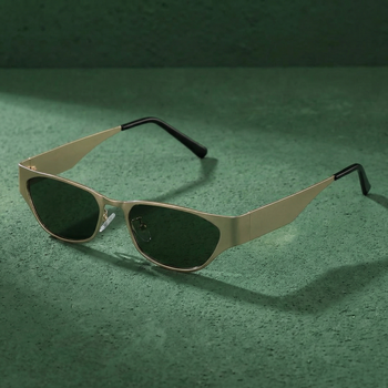 LUNETTES DE SOLEIL MOISSANITE À CROIX GLACÉE