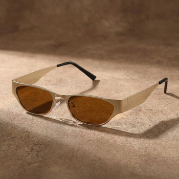 LUNETTES DE SOLEIL MOISSANITE À CROIX GLACÉE