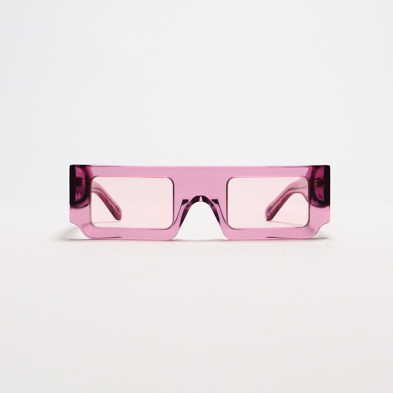 Hot Pink Rectangle Box Sunglasses