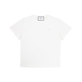 Relaxed Fit Crewneck Hydrophobic T-Shirt - IVORY & EBONY