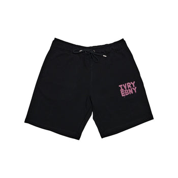 Graffiti Logo Hydrophobic Shorts - IVORY & EBONY