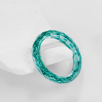 RING AUS GANZEM MOISSANIT UND DIAMANT