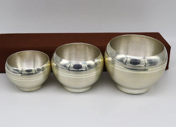 VINTAGE CLASSIC ROUND BOWL SET IN STERLING SILVER