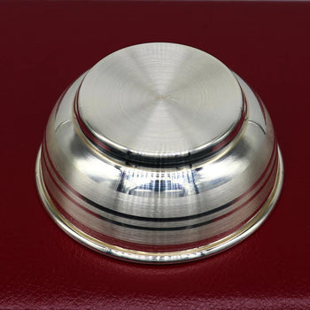 VINTAGE CLASSIC STRIPE BOWL IN STERLING SILVER