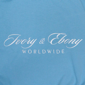 Worldwide Embroidery Hydrophobic Hoodie - IVORY & EBONY