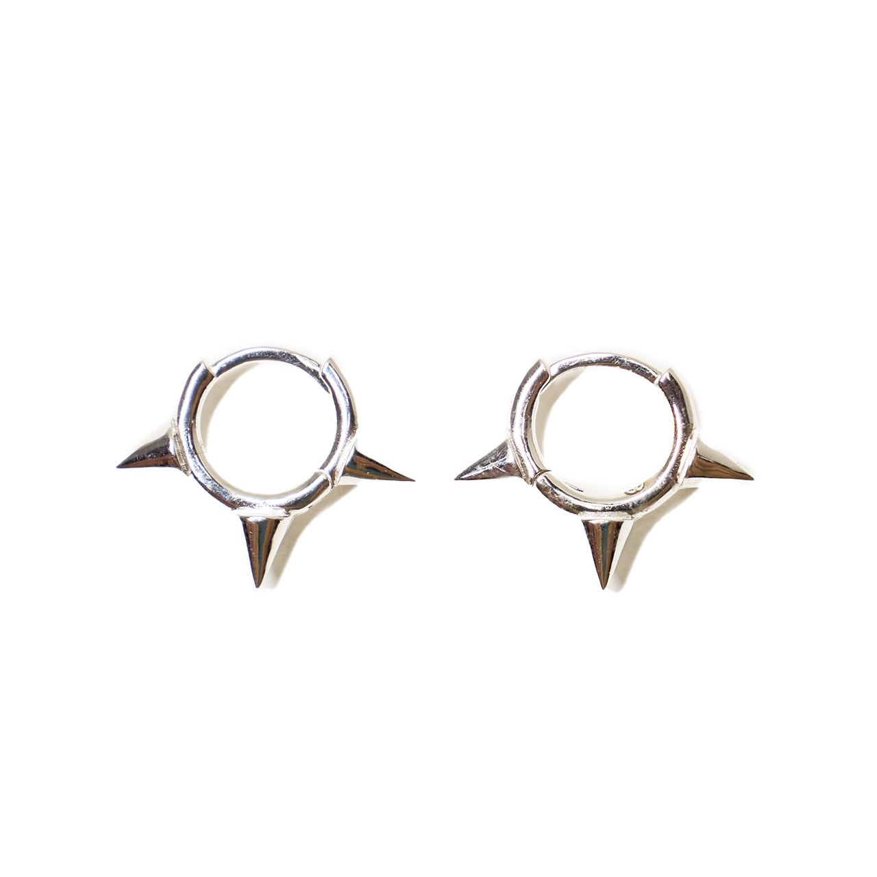 Trippple Spike Earrings in Sterling Silver