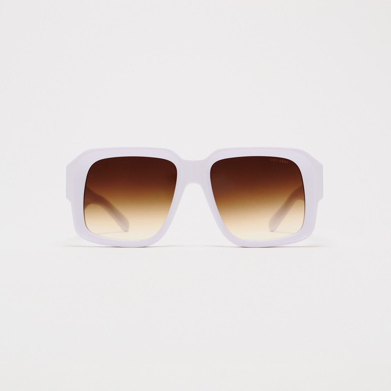 Retro Squared White Sunglasses