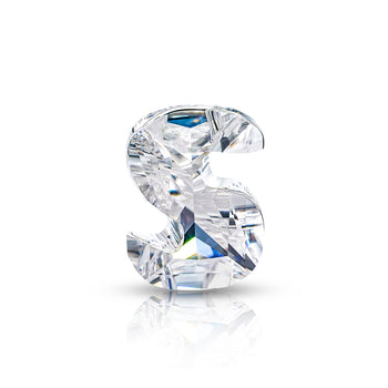 4CT MOISSANITE INITIAL EARRING IN SOLID GOLD