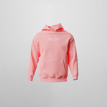 Worldwide Embroidery Hydrophobic Hoodie - IVORY & EBONY