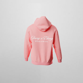 Worldwide Embroidery Hydrophobic Hoodie - IVORY & EBONY