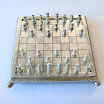 VINTAGE HANDCRAFTED CHESS IN STERLING SILVER