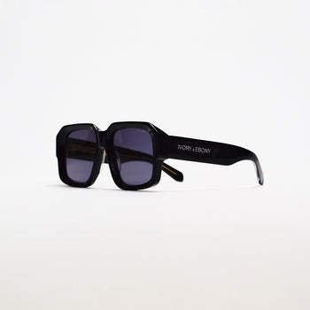 Retro Squared Sunglasses - IVORY & EBONY