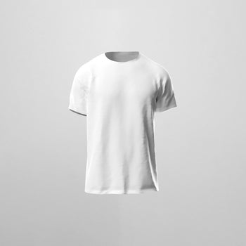 Rhinestone Detail Hydrophobic T-Shirt - IVORY & EBONY