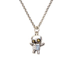 Robot Pendant Necklace in Sterling Silver