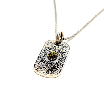 Lion Pendant Necklace in Sterling Silver - IVORY & EBONY
