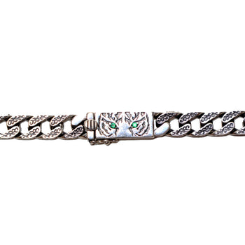 Cuban Link Chain Necklace in Sterling Silver - IVORY & EBONY