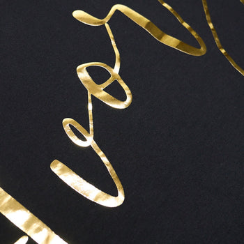 Gold Metallic Hydrophobic T-Shirt - IVORY & EBONY