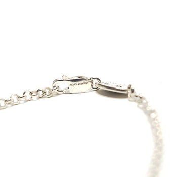 Cross Charm Necklace in Sterling Silver - IVORY & EBONY